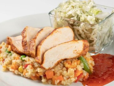 Piept de pui cu orez